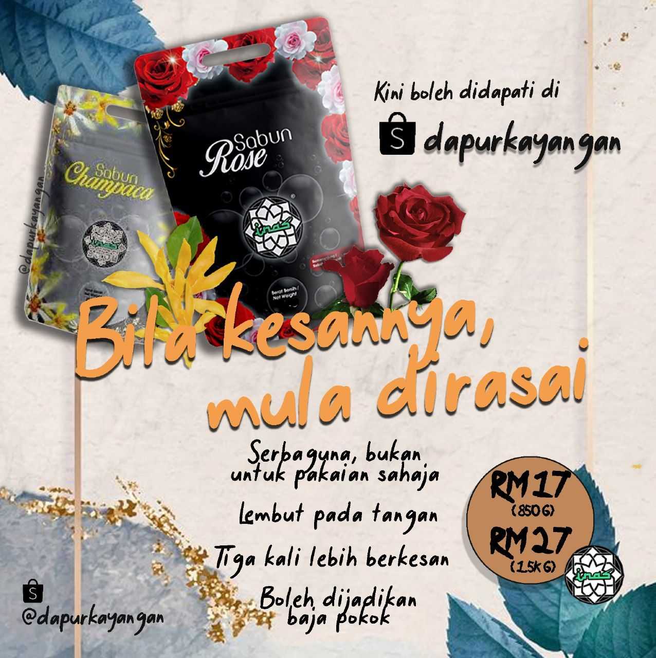  promo sabun champaca dan champaca rose